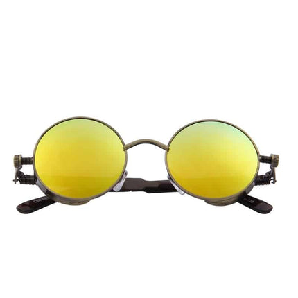 Vintage Mirrored Round Sunglasses for Men - wnkrs