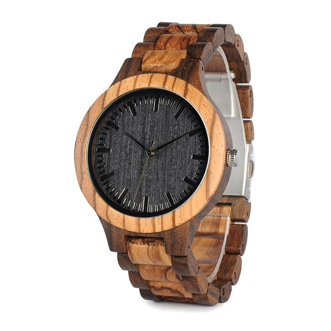 Men's Vintage Style Wooden Wristwatch - wnkrs