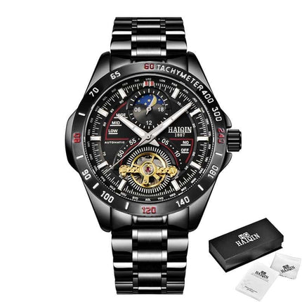 Men's Watch with Leather Band - wnkrs