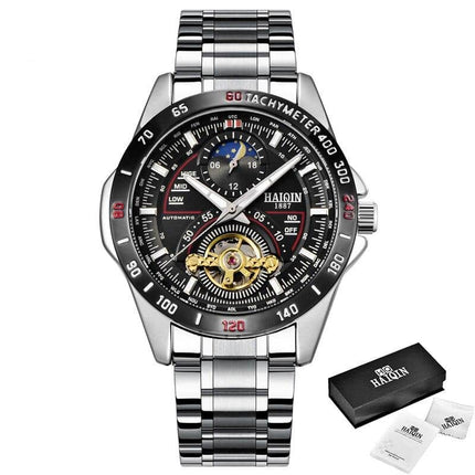 Men's Watch with Leather Band - wnkrs