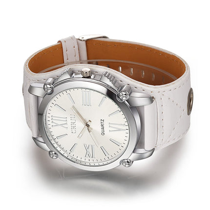 Women's Casual Leather Bracelet Watch - wnkrs