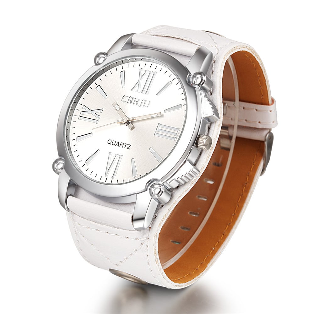 Gradient-Style Dial Quartz Watch, Four Pairings