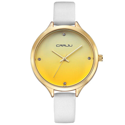 Women's Casual Leather Bracelet Watch - wnkrs