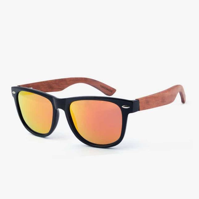 Wide Wooden Temples Sunglasses - wnkrs