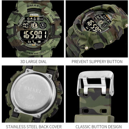 Men's Camouflage Print Smart Watches - wnkrs