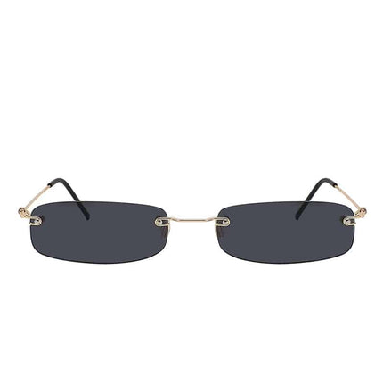 Men's Rimless Rectangle Sunglasses - wnkrs