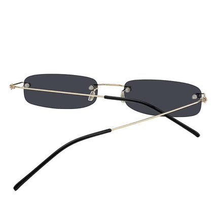 Men's Rimless Rectangle Sunglasses - wnkrs