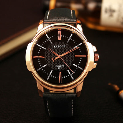 Fashion Men's Watches with Glass Waterproof Dial - wnkrs