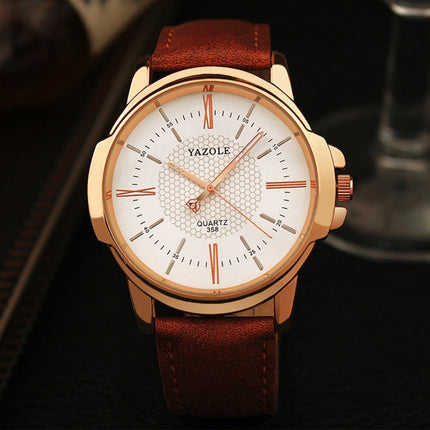 Fashion Men's Watches with Glass Waterproof Dial - wnkrs