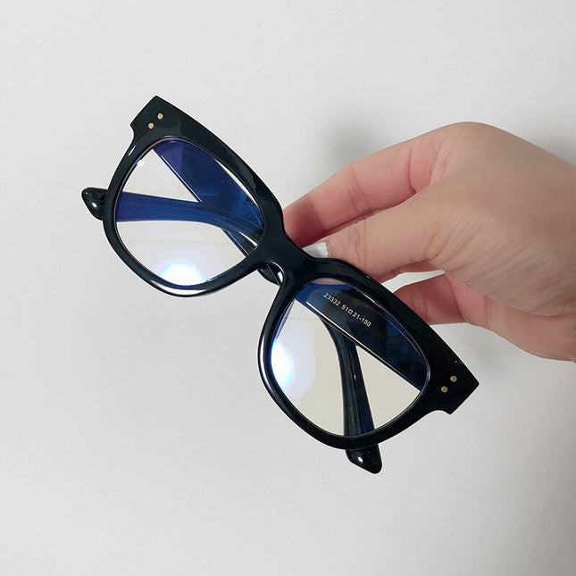 Women's Square Rivets Decorated Glasses - wnkrs