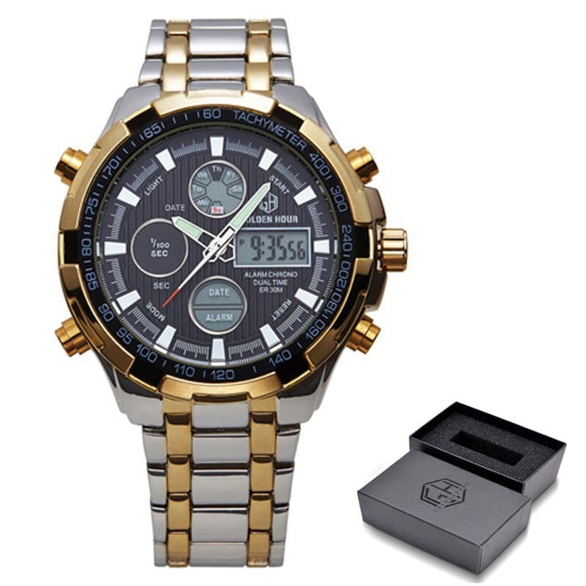 Luxury Digital Watches With Dual Display for Men - wnkrs