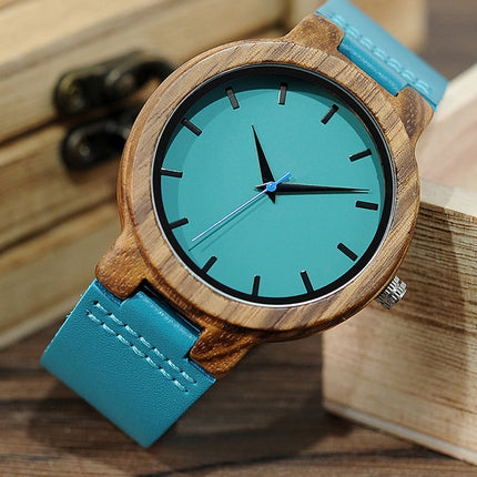 Men's Blue Leather Watch - wnkrs