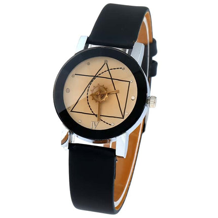 Classic PU Leather Retro Triangle Wristwatches - wnkrs