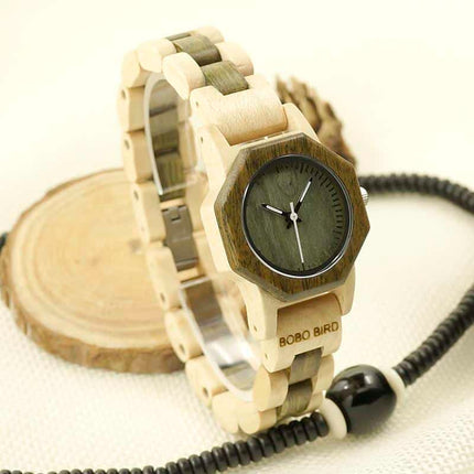Two Tone Slim Wooden Watches - wnkrs