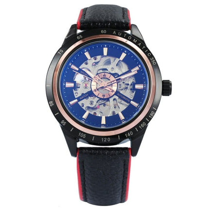 Waterproof Mechanical Wristwatches for Men with Transparent Skeleton Dial - wnkrs