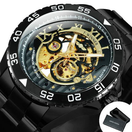 Classy Mechanical Watches for Men with Exposed Skeleton Dial - wnkrs