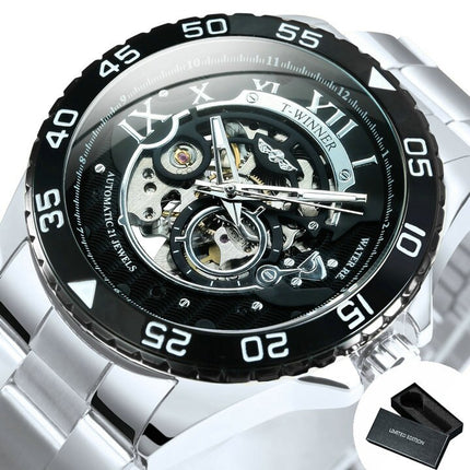 Classy Mechanical Watches for Men with Exposed Skeleton Dial - wnkrs