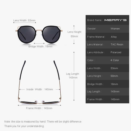Women's Fashion Cat Eye Polarized Sunglasses - wnkrs