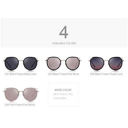 Women's Fashion Cat Eye Polarized Sunglasses - wnkrs
