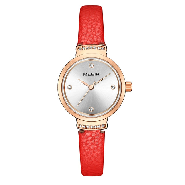 Women's Matte Leather Strap Watches - wnkrs