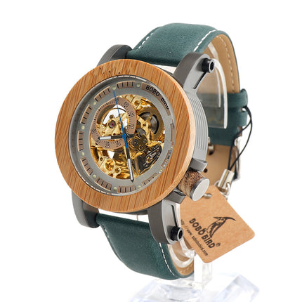 Automatic Mechanical Men's Bamboo Watch - wnkrs