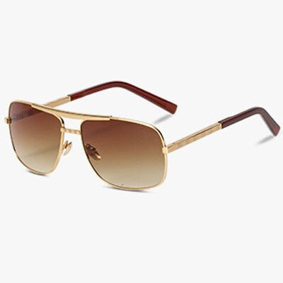 Men's Square Metal Frame Sunglasses - wnkrs