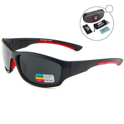 Men's Polarized Fishing Sunglasses with Case - wnkrs