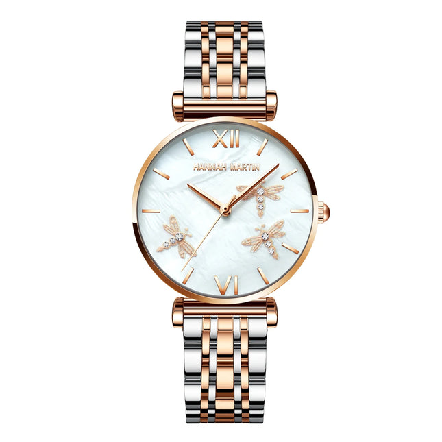 Women's Pearl Dragonfly Decorated Watch - wnkrs