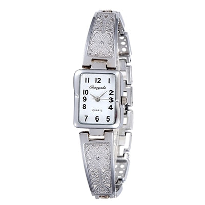 Women's Patterned Stainless Steel Bracelet Watch - wnkrs