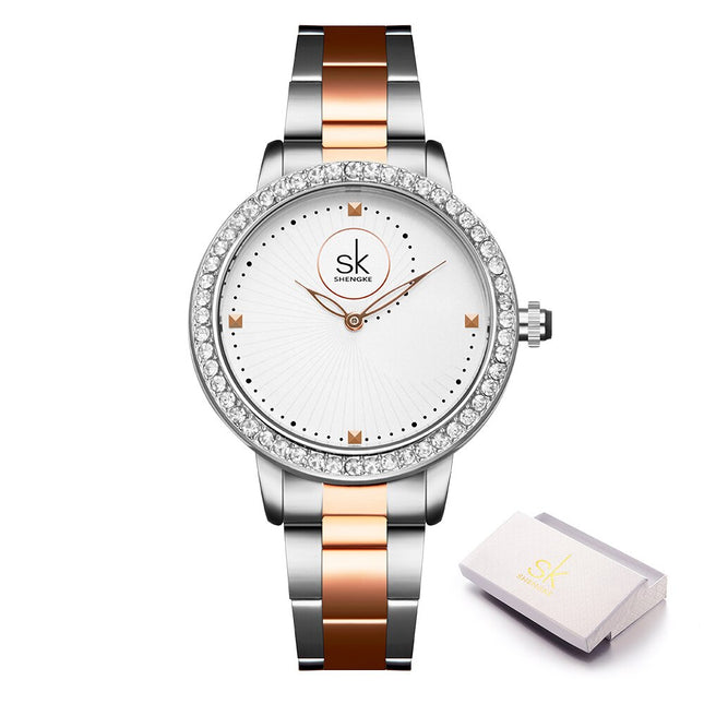 Women's Crystal Dial Quartz Watches - wnkrs