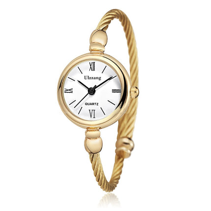 Women's Round Dial Bangle Bracelet Watches - wnkrs