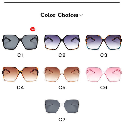 Women's Oversized Gradient Sunglasses - wnkrs