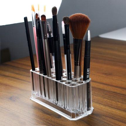 26 Grids Transparent Makeup Brush Organizer - wnkrs