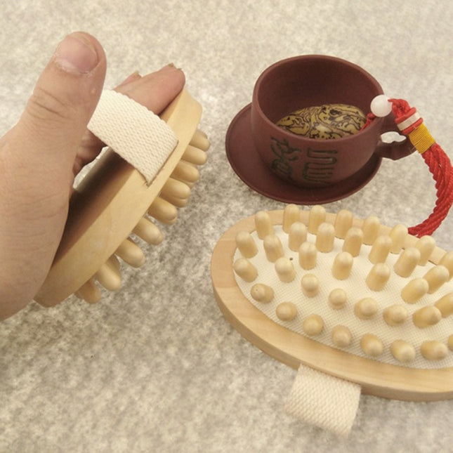 Wooden Anti Cellulite Brush Massager - wnkrs