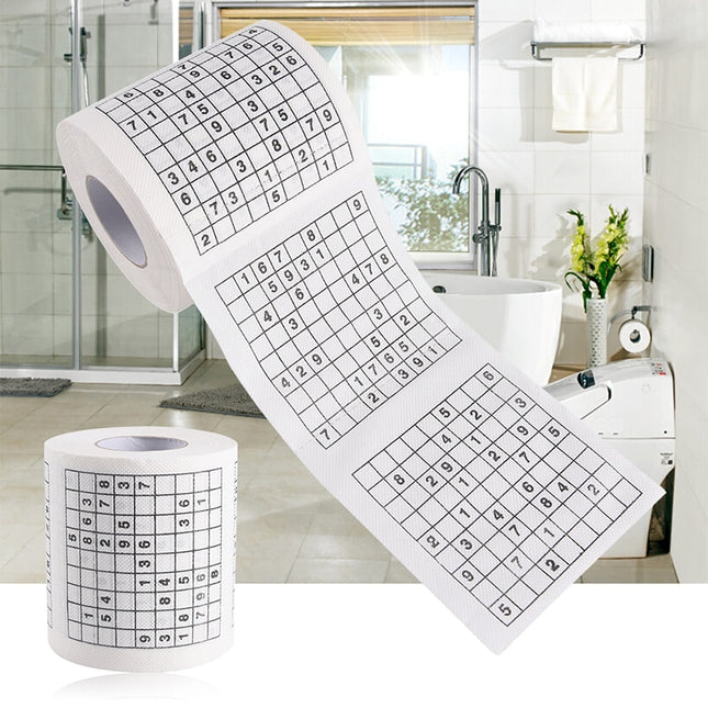 Sudoku Printed Toilet Paper - wnkrs