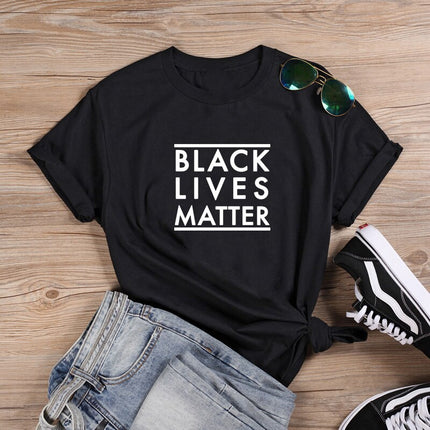 Black Lives Matter Printed T-Shirt for Women - Wnkrs