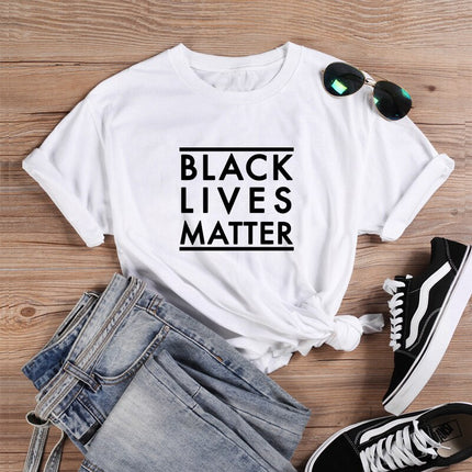 Black Lives Matter Printed T-Shirt for Women - Wnkrs