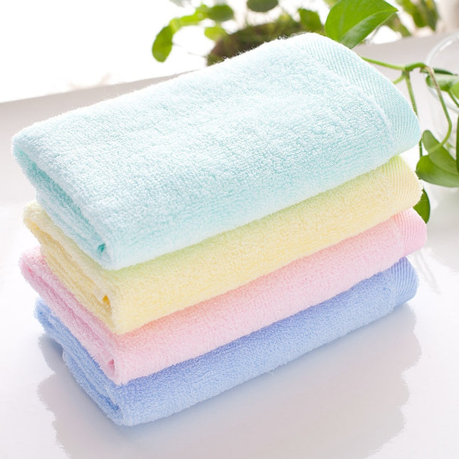 Pastel Color Face Towels 4 Pcs Set