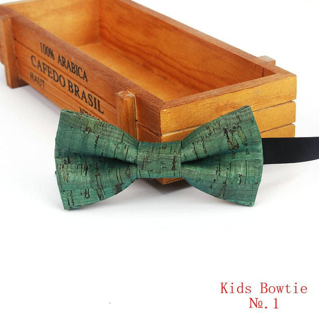 Boy's Natural Cork Bow Tie - Wnkrs