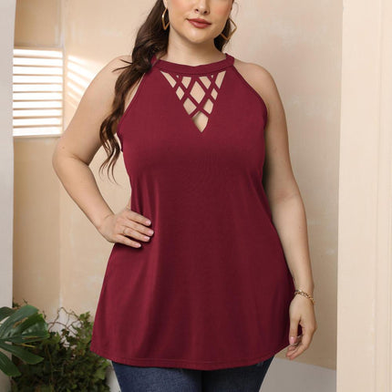 Plus Size Sleeveless Summer Top - Wnkrs