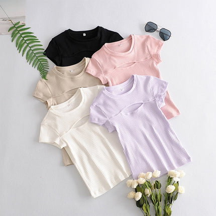 Women's T-Shirt Round Neck Short Sleeved T-Shirt - Wnkrs