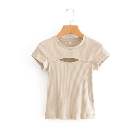 Women's T-Shirt Round Neck Short Sleeved T-Shirt - Wnkrs