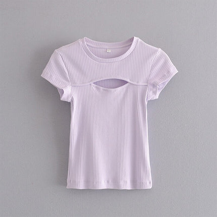 Women's T-Shirt Round Neck Short Sleeved T-Shirt - Wnkrs