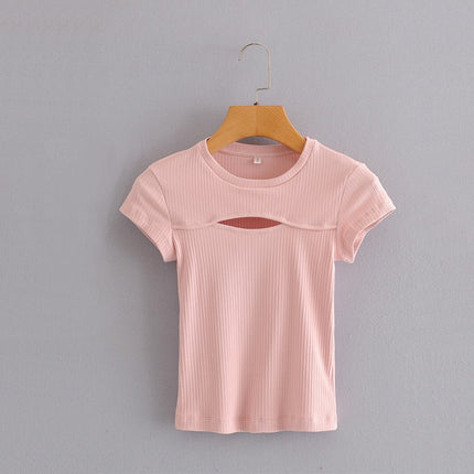 Women's T-Shirt Round Neck Short Sleeved T-Shirt - Wnkrs