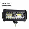 1 barra LED de 120 W.