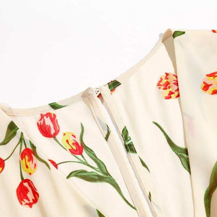Casual Floral Printed Dress for Women - Wnkrs