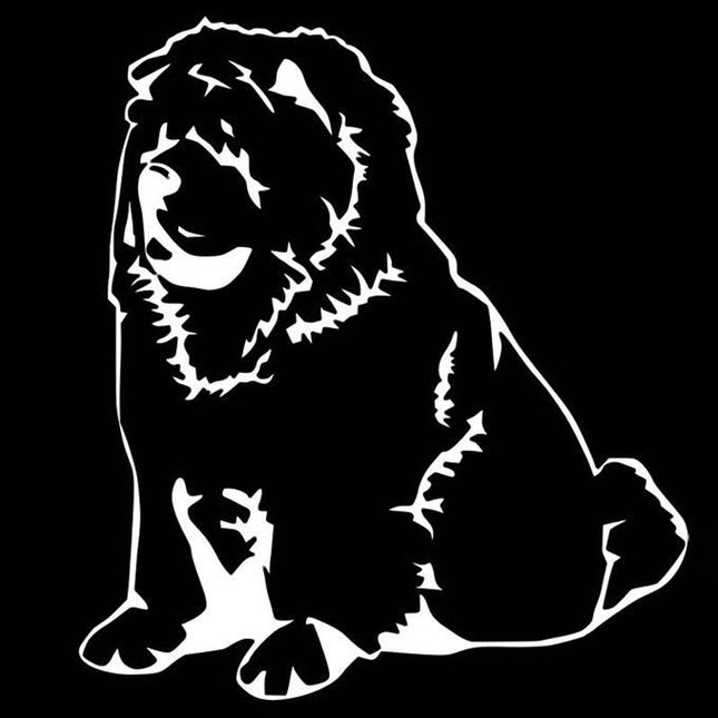 Chow Chow Dog Car Sticker - wnkrs