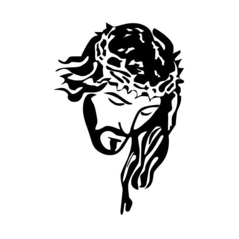 Jesus Christ Car Sticker