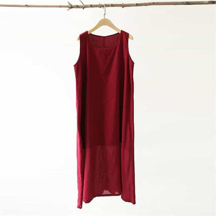 Linen Women's Dress in Casual Style - Wnkrs