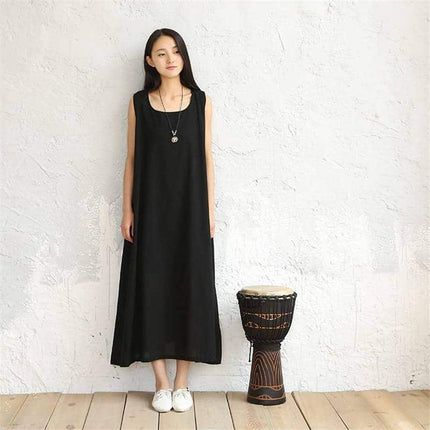 Linen Women's Dress in Casual Style - Wnkrs
